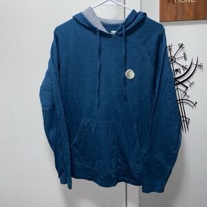Men's O'Neill Hoodie Long‎ Sleeve With Drawstrings Teal Medium